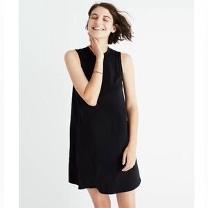 Madewell Mockneck Swingy Tank Dress